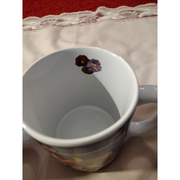 Set Of 4 "Tropical  Fruit" Lang and Wise Collector Mugs  Coffee Cup 1997 - Picture 10 of 12